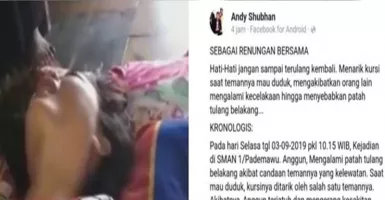 Viral! Dijahili Teman, Anggun Langsung Cedera Tulang Belakang