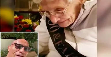 Dwayne Johnson Beri Kejutan untuk Nenek Berusia 100 Tahun