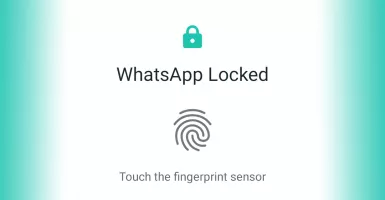 Fitur Sidik Jari di WhatsApp Paltform Android Sudah Tersedia