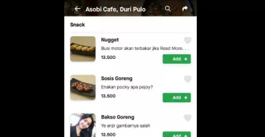 Viral Asobi Cafe, Deskripsi Menunya di GoFood Buat Netter Bahagia
