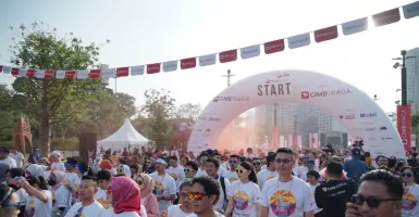 Warna-warni Color Run di Parkir Timur Senayan