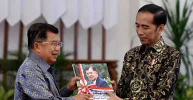 Berpisah dengan Jusuf Kalla, Jokowi: Terima Kasih Pak JK