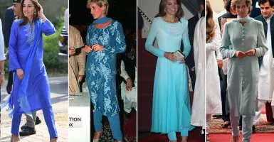 Tur ke Pakistan, Gaya Busana Kate Middleton Mirip Putri Diana
