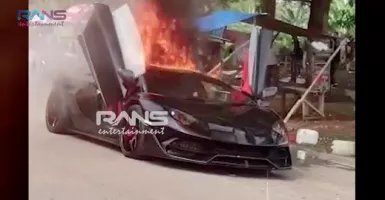 Mobil Lamborghini-nya Terbakar, Raffi Ahmad Curiga 'Dikerjain'