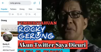 Sering Kritik Pemerintah, Akun Twitter Rocky Gerung Diretas
