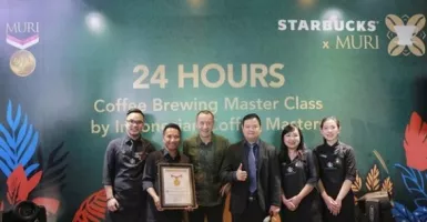Rayakan Hari Kopi, Starbucks Pecahkan Rekor MURI