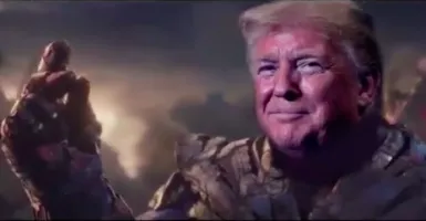 Donald Trump Berubah Jadi Thanos, Habis Semua Orang-orang ini