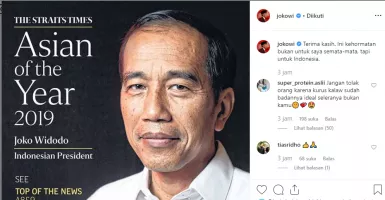 Wajah Letih Jokowi di Majalah The Straits Times
