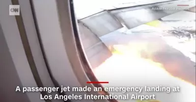 Api di Mesin, Pesawat Filipina Mendarat Darurat di AS
