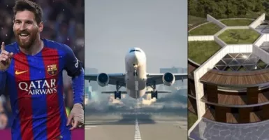 Kenapa Pesawat tidak boleh terbang di atas rumah Lionel Messi?