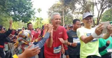 Tagar Borobudur Marathon 2019 Trending Twitter, Ganjar Ikut 10K!