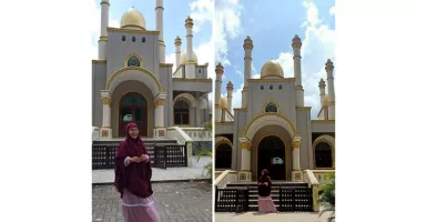 Viral! Ada Masjid Megah di Dalam Hutan Gowa Sulawesi Selatan