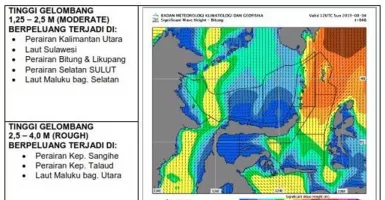 Waspadai Angin Kencang dan Gelombang Tinggi di Teluk Tomini