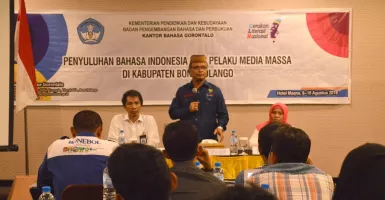 Kala Wartawan Ikut Penyuluhan Bahasa Indonesia