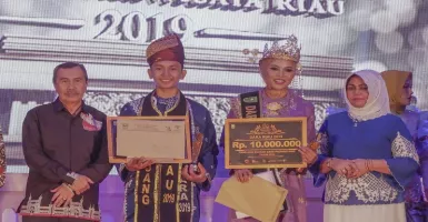 Pemenang Bujang Dara Riau 2019, Ini Pesan Gubernur Syamsuar  