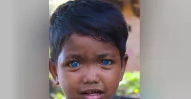 Viral, Bocah Mata Biru Asal Sulawesi Tenggara Gegerkan Internet