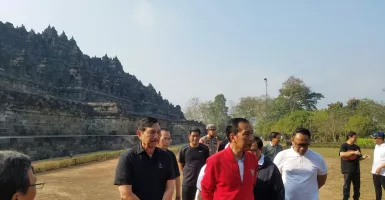 Rapat di Kawasan Borobudur, Jokowi Bahas Destinasi Prioritas