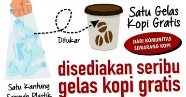 Semarang Kampanye Anti Sampah Plastik dengan Secangkir Kopi