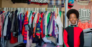 Bocah 11 Tahun Buka Toko Pakaian Bekas untuk Orang Tak Mampu