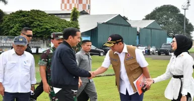 Helikopter Jokowi Gagal Mendarat di Lokasi Bencana Longsor Bogor