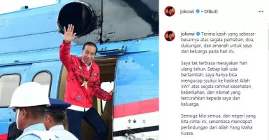 Jokowi: Saya Tak Terbiasa Merayakan Ulang Tahun