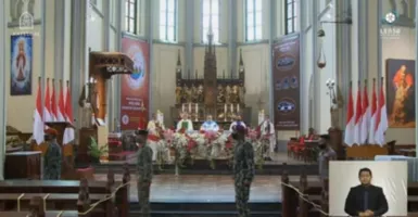 Indonesia Raya Menggema di Pilar-pilar Katedral Jakarta