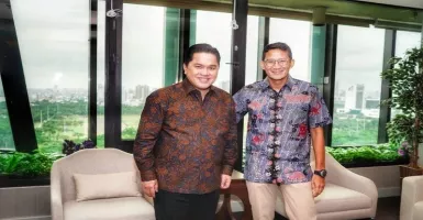 Saran Sandiaga Uno untuk Kawannya Menteri BUMN Erick Thohir