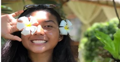 Si Cantik Asihta Aulia Ikuti Super League Triathlon 2020 di Bali