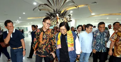 HPN 2020: Auri Jaya Sambut Menteri Siti, Foto Bareng Wanita Api