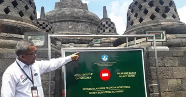 Candi Borobudur Rusak, Wisatawan Dilarang Naik ke Atas