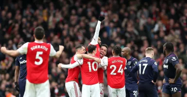 Arsenal vs West Ham United 1-0: Tekor Lalu Rekor