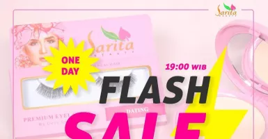 Ladies, Malam Ini ada Flash Sale Produk Sarita Beauty di Shopee