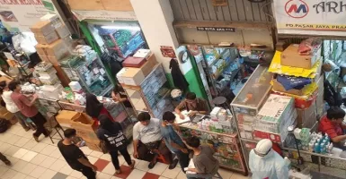 Wabah Corona Membawa Berkah Bagi Pedagang di Pasar Pramuka