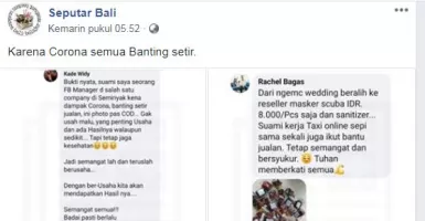 Virus Corona Bikin Pelaku Wisata di Bali Banting Setir