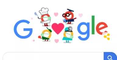 Google Doodle Tampilkan 'Thank You Coronavirus Helper' Hari Ini