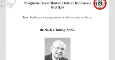 Dr Naek L. Tobing Meninggal: 19 Dokter IDI Wafat Karena Covid-19