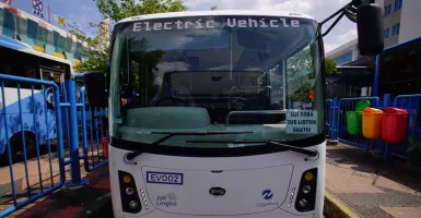 Gratis 3 Bulan! Begini Lo Penampakan Bus Listrik Transjakarta