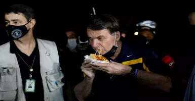 Kematian Covid-19 Melonjak, Presiden Brasil Cuek Tak Pakai Masker