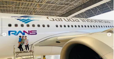 Logo Rans Raffi Ahmad di Pesawat Baru Garuda Bikin Melongo Netter