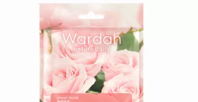 Wardah Nature Daily Sheet Mask Rose, Wujudkan Kulit Halus Wanita
