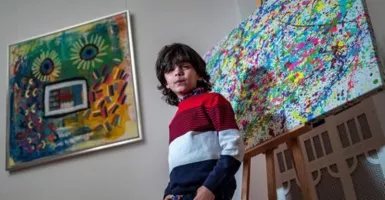 Dijuluki Picasso, Mikail Akar Pelukis Berbakat di Usia 7 Tahun