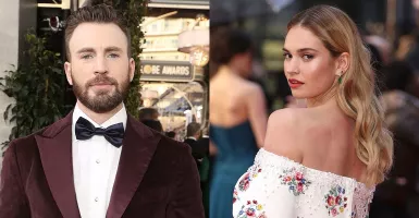 Menjalin Hubungan dengan Chris Evans, Lily James Nggak Mau Ngaku