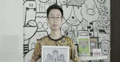 Lulus Cumlaude, Pemuda ini Malah Sukses Jualan Doodle Art