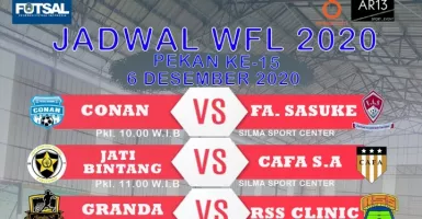 Pekan Ke-15 Woman Futsal League, Semua TIm Wajib Menang