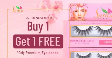 Buy One Get One Premium Eyelashes Sarita Beauty di Shopee