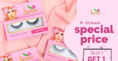 Buy One Get One Eyelashes Sarita Beauty di Shopee, Cihui