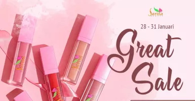 Great Sale Alert: Harga Spesial Lip Cream Sarita Beauty di Shopee