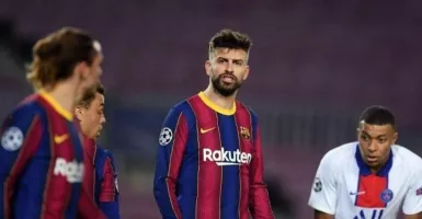 Pique Mencak-mencak ke Griezmann Saat Barcelona Dihancurkan PSG