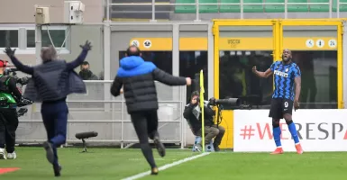 AC Milan vs Inter: Cetak Gol, Selebrasi Lukaku Sindir Ibrahimovic