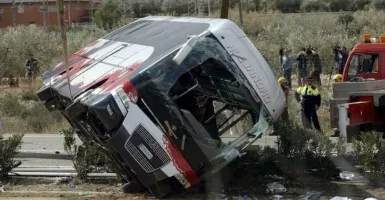 40 Orang Tewas dalam Kecelakaan Bus di India